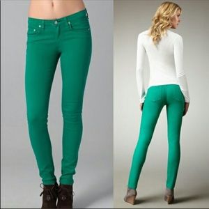 Rag & Bone Kelly Green Skinny Jeans Size 25